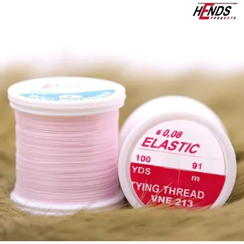 Rybářský prut Hends vázací nit Elastic - VNE 213 - 0,08mm 91m světle růžová
