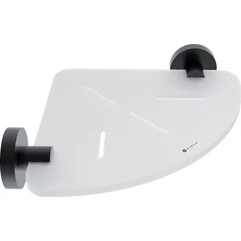 Koupelnový nábytek Rohová police IXI NIMCO UNIX ČERNÁ UNC X208-90 Nimco