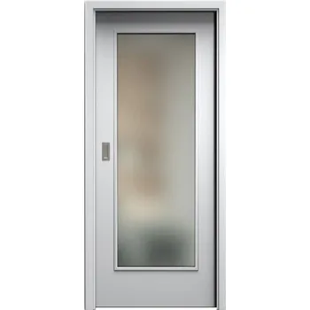 Interiérové dveře SAPELI ELEGANT KOMFORT M40 - LAKOVANÉ - POSUVNÉ DVEŘE VČ. ZÁRUBNĚ - Barva ral Průchozí šířka (cm): 70, Průchozí výška (cm): 197, Typ skla: Čiré sklo