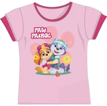 dovoz EU Dívčí tričko Paw Patrol vel. 92-116 světle růžové