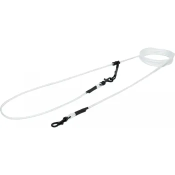Vodítko pro psa Tamer Lanové vodítko EASYLONG | Slim | bílé - p001 Délka: 3,5 m