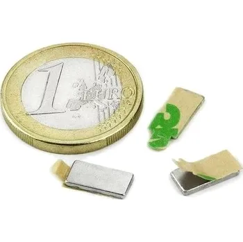 Polep vozidla SOLLAU neodymový silný hranol (samolepící) 10×5×1 mm - balení 20 ks