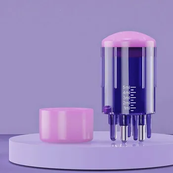 Vlasová regenerace Hřeben pro růst vlasů s aplikátorem séra - Nachový