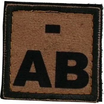 Nášivka Textilní nášivka AB NEG - coyote, Army
