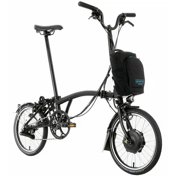 Elektrokolo Skládací elektrokolo Brompton Electric C Line, Black typ řídítek H
