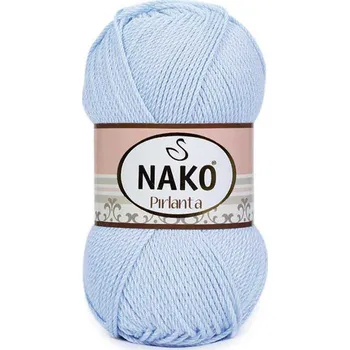 Příze Nako Pirlanta Barva: modrá mimi světlá - 1820