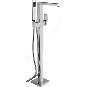 Vodovodní baterie Paffoni Elle Vanová baterie do podlahy, s příslušenstvím a s tělesem, chrom, EL033CR