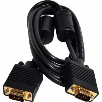 Video kabel Art D-Sub (VGA) - D-Sub (VGA) kabel 5m černý (KABSVGA_M/M_5M_ALOEM3)