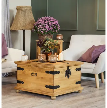 Jídelní stůl ARTEN (NANO Systems s.r.o.) Rustikální truhla POPRAD COS06 (světlý/tmavý vosk)