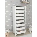 Multifunkční regál EAST, bílý + vyzvednutí ZDARMA