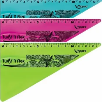 Set školních potřeb Maped Set čtverec 15 cm Twist`n Flex 279410