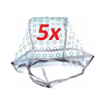 Salon Komplet 5x Čepice na melírování vlasů