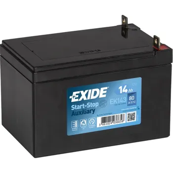 Autobaterie Autobaterie EXIDE EK143 Start-Stop Přídavná (Auxiliary), 12V, 14Ah, 80A