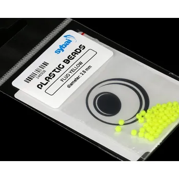 Plastové hlavičky Sybai Plastic Beads Fluo Yellow