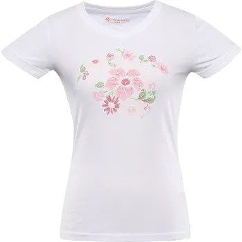 Dámské rychleschnoucí triko Alpine Pro NEGA - bílá / S