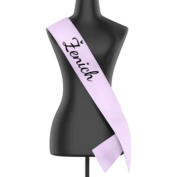 Party dekorace Šerpa Ženich, Barva Fialová lila, Velikost šířka šerpy 10,8 cm, Canvas Šerpa 2518