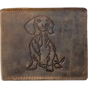 Peněženka KOŽENÁ PENĚŽENKA JEZEVČÍK