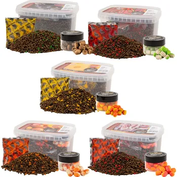 Energofish Benzár MIX Summer pellet BOX + Twister Příchutě: Green Betain