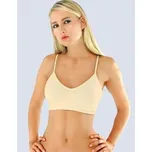 Top s úzkými ramínky s bambusem Tělová GINA Velikost: M/L