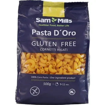 Kukuřičné těstoviny - Cornetti rigati 500g bezlepkové SamMills