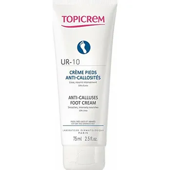Kosmetika na nohy Topicrem UR-10 Anti-Calluses Foot Cream krém na nohy pro výživu a hydrataci 75 ml