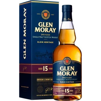 Whisky GLEN MORAY 15Y 40% 0,7l (karton)