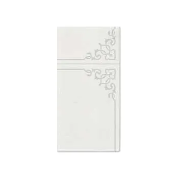 Papírový ubrousek Ubrousky na příbory PAW AIRLAID 40x40 cm Elegant Frame Silver, [25 ks],rychlé dodání