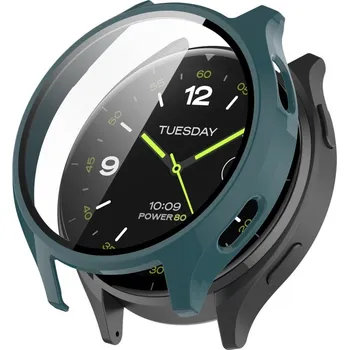 VSECHNONAMOBIL 74980 PC FULL COVER Plastový kryt se sklem pro Xiaomi Watch 2 zelený