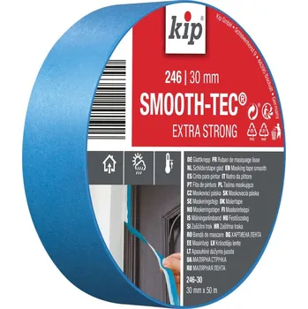 Lepicí páska Kip Smooth-Tec Krepová páska 246, venkovní, 50 m × 30 mm 222846