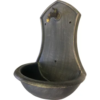 ROTO Group Saturn zahradní umyvadlo bronzové + kohoutek + výpusť