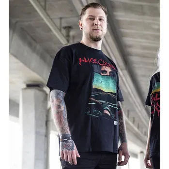 Oblečení a móda Tričko metal pánské Alice Cooper - Road Cover Tracklist - ROCK OFF - ACTEE28MB