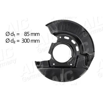 Brzdový kotouč Ochranný plech proti rozstřikování, brzdový kotouč A.I.C. 55737