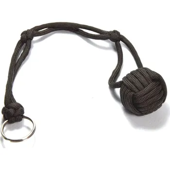 Náramek Cordell paracord přívěsek Monkey fist - Large - Barva Černá