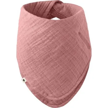 Bryndák BIBS mušelinový slintáček z bio bavlny BANDANA Dusty-Pink