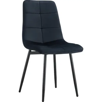 Jídelní židle Tempo Kondela Jídelní židle, černá Velvet látka/kov, DAMIA TYP 1
