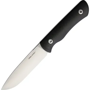 lovecký nůž Real Steel Bushcraft Plus Satin D2 Black G10