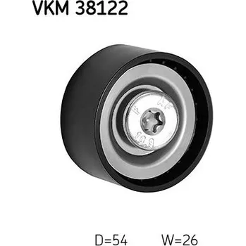 Vratná/vodicí kladka, klínový žebrový řemen SKF VKM 38122