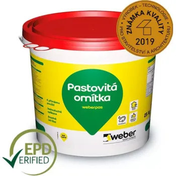 Omítka Omítka weberpas extraClean ACTIVE zrnitý 1,5 mm 25 kg