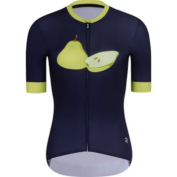 Cyklistické oblečení RIVANELLE Cyklistický dres s krátkým rukávem - FRUIT LADY - modrá/světle zelená M