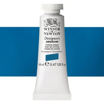 Vodová barva Kvašová barva Winsor & Newton - Cyprus Green