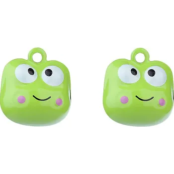 Vánoční dekorace Rolničky srdce, tygr, medvěd, žába, opice - zelená sv. žába (10 ks)