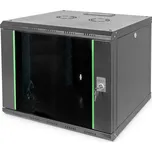 Digitus DN-19 09U-6/6-SW rack 9U Nástěnný regál Černá