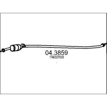 Katalyzátor Katalyzátor MTS 04.3859