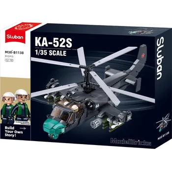 Stavebnice Sluban Sluban Stavebnice Model Bricks M38-B1138 Bojový vrtulník Ka-52S
