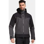 Pánská hardshellová nepromokavá bunda Kilpi MAMBA-M tmavě šedá 3XL