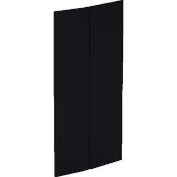 Nábytkové kování Emuca Flexi spojka pro sokl PLASLINE / Černá matná 120 mm