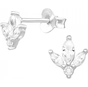 Náušnice Stříbrné náušnice ADELIA Ag 925/1000