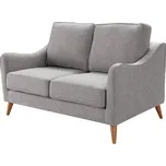 Pohovka Venuste grey linen 2-místná, 140 x 90 x 90 cm