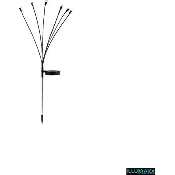 Zahradní dekorace Svítidlo venkovní solární SOLAR 6 CLUSTER se soumrakovým čidlem, výška 73cm (zdroj světla LED teplá bílá 3000K)