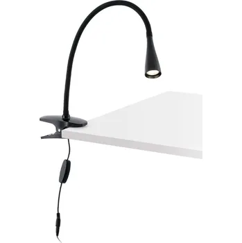 Lampička FARO Stolní LED lampa LENA s klipem Barva: Černá